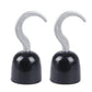 Amosfun 2pcs Pirate Hook Hand Halloween Pirate Cosplay Costume Accessory Hook Prop Plastic 8.26 x 3.93 Inch