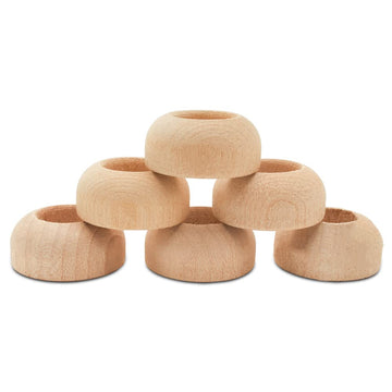 Woodpeckers Unfinished Wood Doll Pin Stands - Pack Of 15, 5/8 Inch Hole For Wood & Guatemalan Worry Dolls