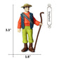 Keyum 5 Pcs Little Farmer Figurines, Hand Painted Realistic People Toys Playset For Kids & Toddlers
