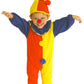 Jsiicennf Halloween Costume Kids Child'S Clown Costumes Jumpsuits Kids Dress Up With Clown Nose, Clown Hat (Small)