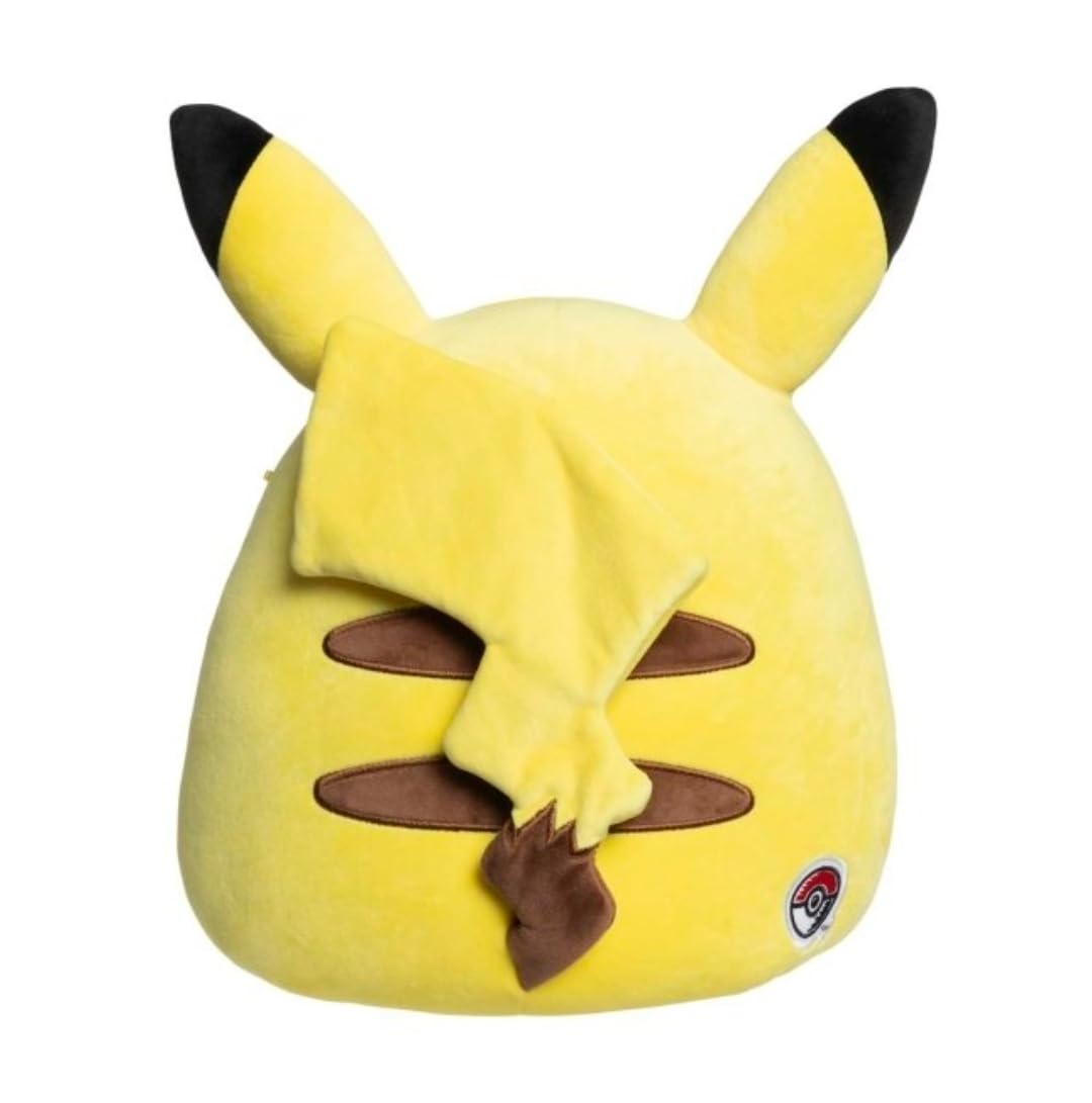 Squishmallows Pokemon Center limited availability 12-Inch Winking Pikachu Stuffed Animal Plush Toy (Winking Pikachu)