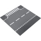 Classic Road T-Junction Base Plates  City Street Building Kit  25 x 25 cm Town Baseplate for Building Bricks Compatible with All Major Brands (T-Junction 2) Pieces