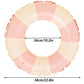 Audaisyly Children Swimming Ring, Inflatable Pool Floats Swim Tube Raft Toy With Stripe Mermaid Decorations Summer Water Fun Lou