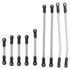 LCG Girder Frame Stainless Steel Linkage Link Rod Rod End For 1/10 RC Crawler Axial SCX10 II III TRX4 Capra 1.9 LCG Rails Chassi