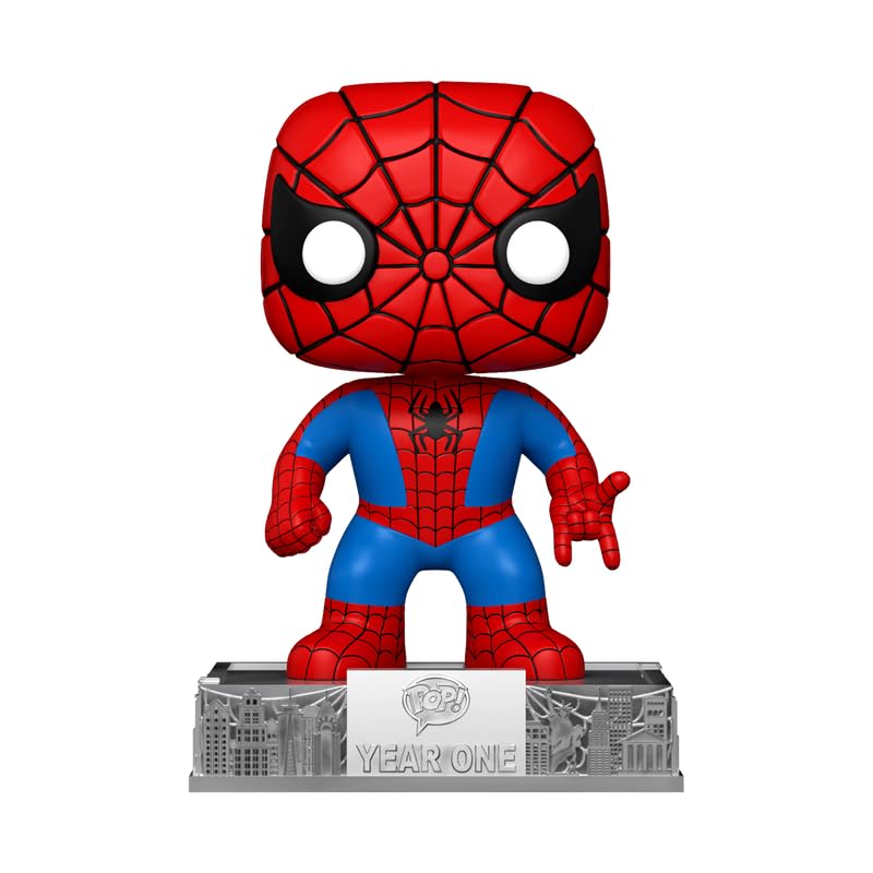 Funko Marvel POP! Classics Spider-Man 25TH Anniversary Vinyl Figure - SDCC 2023 Exclusive, Black, Model 739054
