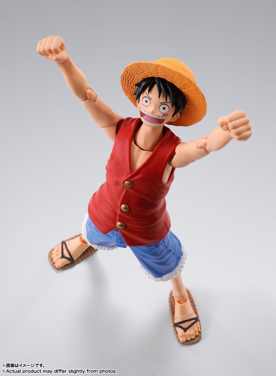 TAMASHII NATIONS - One Piece - Monkey D. Luffy -Romance Dawn-, Bandai Spirits S.H.Figuarts Action Figure