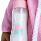 Jc Toys La Baby Hispanic 20-Inch Small Soft Body Baby Doll La Baby | Washable |Removable Pink And White W/Hat, Pacifier & Magic Bottle | For Children 12 Months +