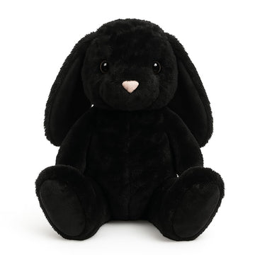 Weigedu Black Rabbit Bunny Stuffed Animal Plush Toy For Kids, Boys, Girls, Babies - Perfect Birthday, Easter, And Christmas Bedt