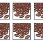 Beistle , 6 Packages Fanci-Fetti Footballs, 1 Ounce In Package, Total of 6 Ounces Confetti