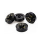 Treal Brass Extended Wheel Hubs (4P) +5Mm Axle Counter Weight 12G For Axial Scx24 Deadbolt C10 Gladiator Bronco -Black