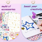 Lortarl Diy Journal Kit - Diy Journal Set, Scrapbook & Diary Supplies Set, Journaling Art Crafts Kit