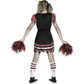 Fun World Funworld Kids' Zombie Fearleader Costume, Medium 8-10, Red