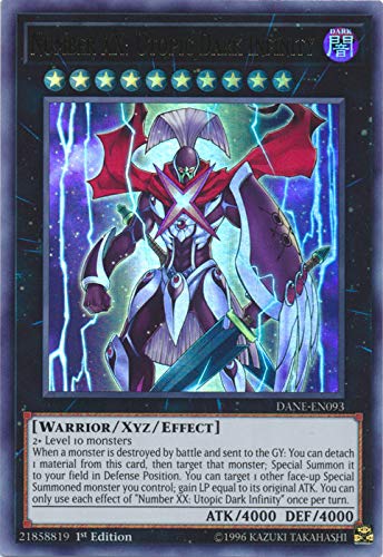 Yu-Gi-Oh! - Number Xx: Utopic Dark Infinity - Dane-En093 - Ultra Rare - 1St Edition - Dark Neostorm
