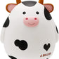 H&W Cow Piggy Bank, M Size, Unbreakable Coin Box For Kids, Cute Animal Money Bank Birthday For Boys Girls,Coin Saving Boxes (White)