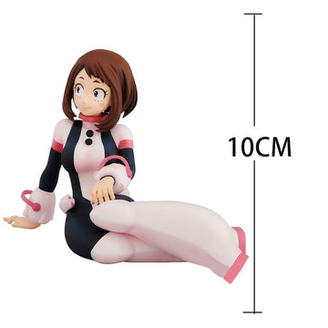 2Pcs Mha Figures, Anime Characters Toga Himiko Uraraka Ochako Action Figures Statue 3.9 Inch Pvc Collection Model Ornaments