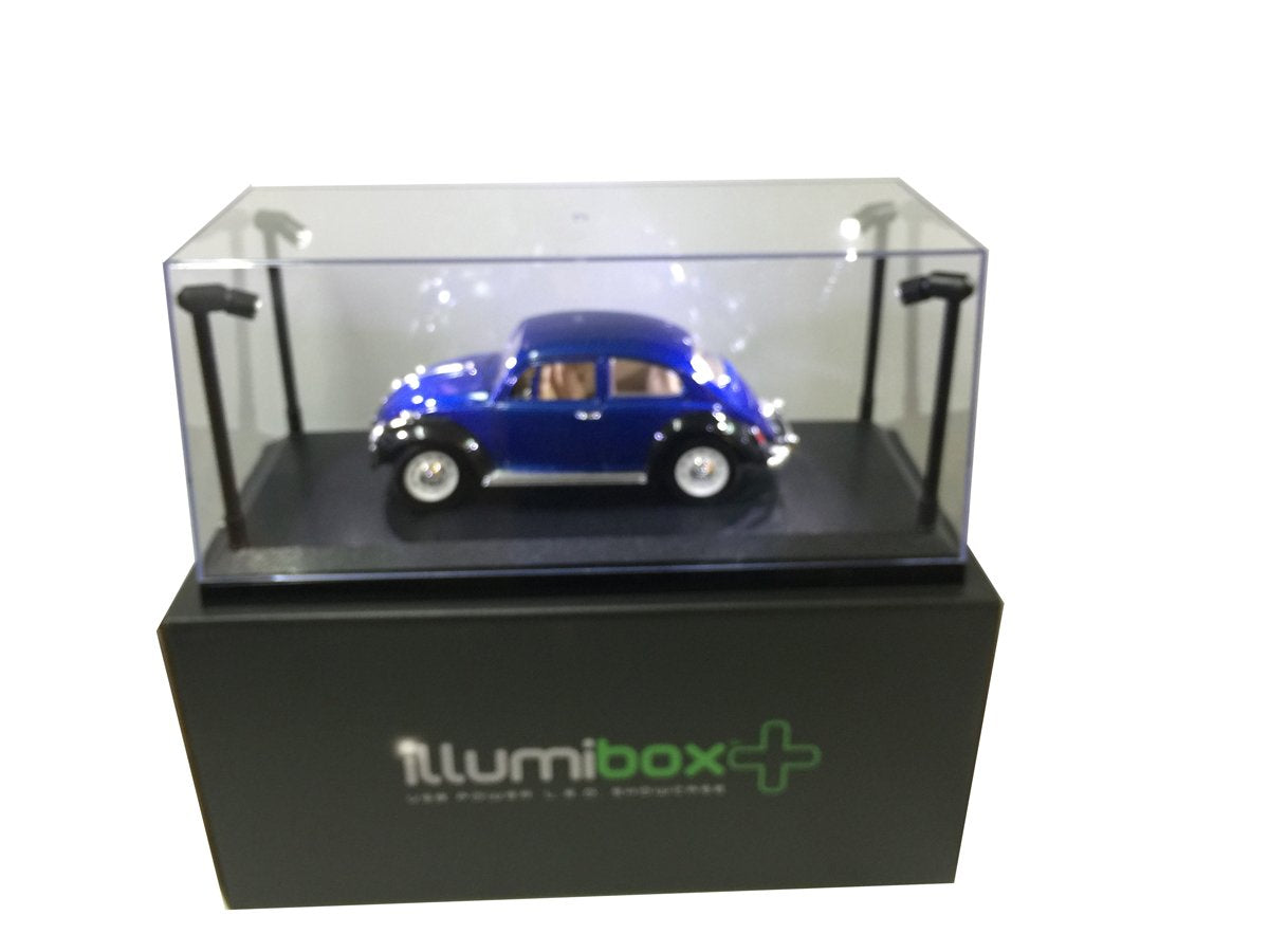 Illumibox Mj14001 Showcase 1: 18 X+ Usb Powered Led Black Base Display, Clear
