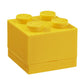 Room Copenhagen, Lego Mini Box - 1.8 X 1.8 X 1.7 In - Brick 4, Bright Yellow