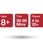Yule Never Guess Ultimate Christmas Trivia Card Game - 110 Cards - 3 Or More Players - Ages 8+