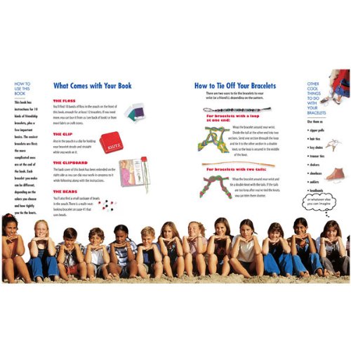 Klutz Friendship Bracelets Craft Kit, Multicolored, 10.5" x 0.69" x 9", Plastic, Model 9781591747000