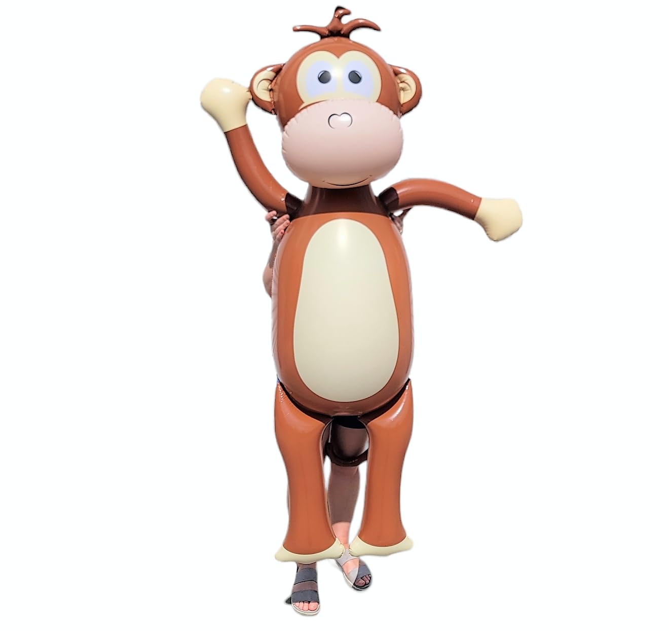Huge 65' (Over 5 Feet) Tall Inflatable Monkey (Vinyl) Fun Jungle Animal Safari Africa Tropical Birthday Party Decoration! (1 Pack)