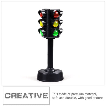 Gadpiparty Miniature Toys 12pcs Toy Traffic Lights for Kids Traffic Signals Light Model Lamp Toys Early Education Playthings Sim