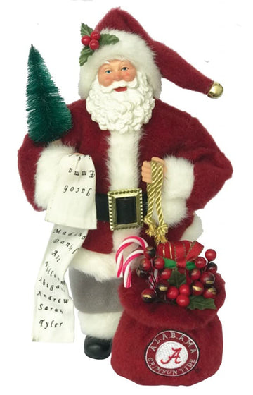 Santa'S Workshop 12' Alabama University Santa, Red, (Alc031)