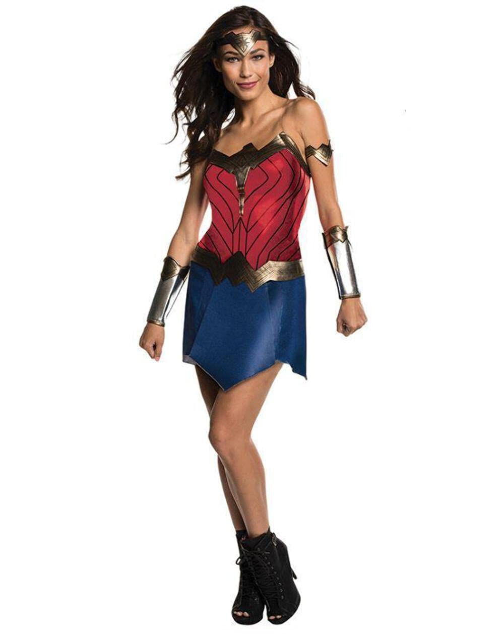 Rubies Womens Dc Wonder Woman Costume With Accessories, As Shown, Small