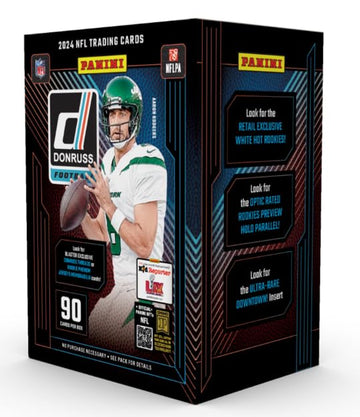2024 Panini Donruss Football Trading Cards Blaster Box (90 Cards) (Downtown)