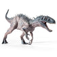JR PARK Large Dinosaur Toy - Realistic 15.7" T-Rex Figure with Moveable Jaw, Gray Plastic Model for Collectors and Dinosaur Fans