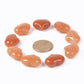 Justinstones Natural Orange Aventurine Gemstone Healing Crystal 1 Inch Mini Puffy Heart Pocket Stone Iron Gift Box (Pack Of 10)