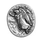 Religious Gifts Guardian Angel Protect Me Silver Toned Pocket Token Coin, 7/8 Inch