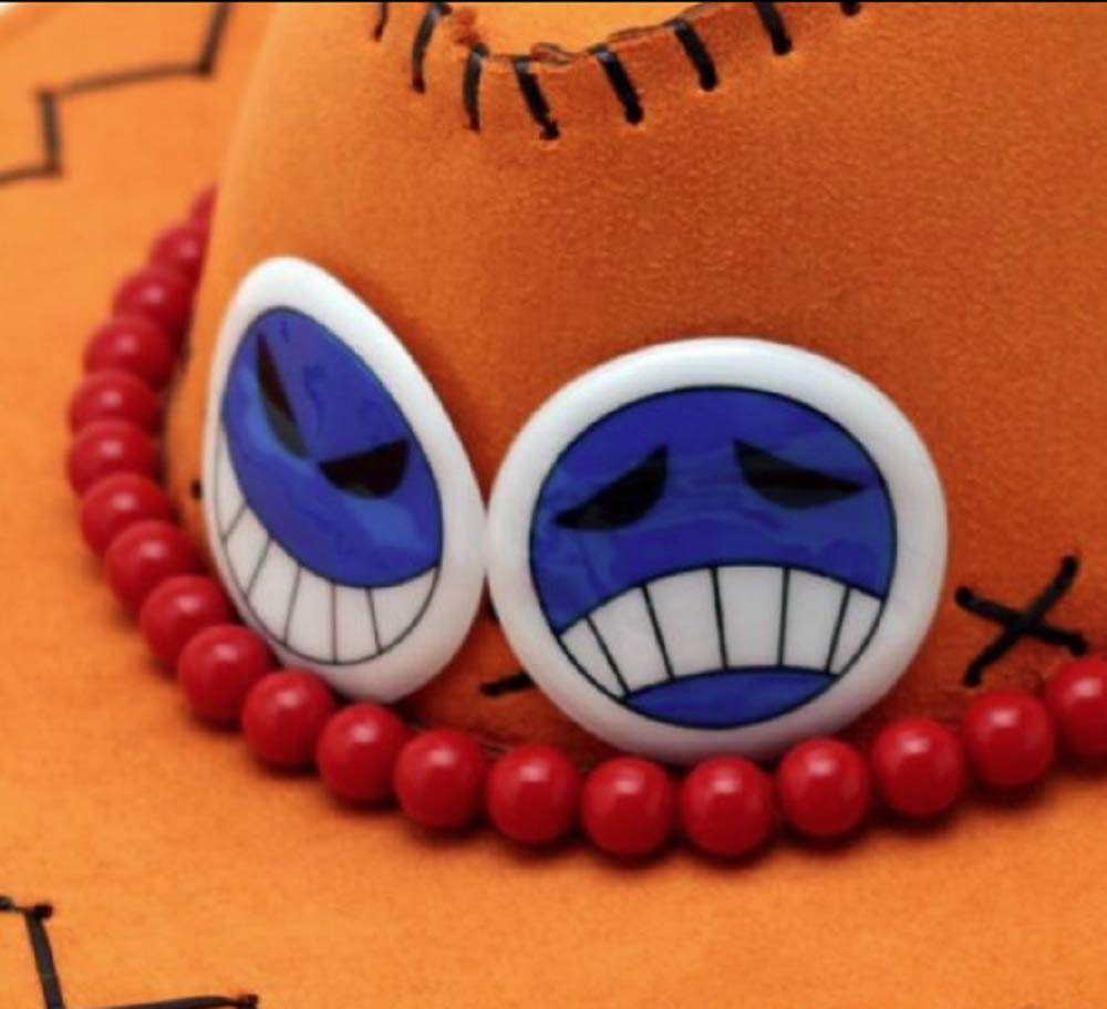 GK-O Portgas D Ace Cowboy Hat Costume Hats White Weard Pirates Regiment Ace Cosplay Fashion
