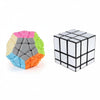 Toy Arena Speed Cube Set | 3x3 Cube Combo Pack | Stickerless Smooth Magic Puzzle Cubes | Brain Teaser IQ Toy for Kids & Adults |