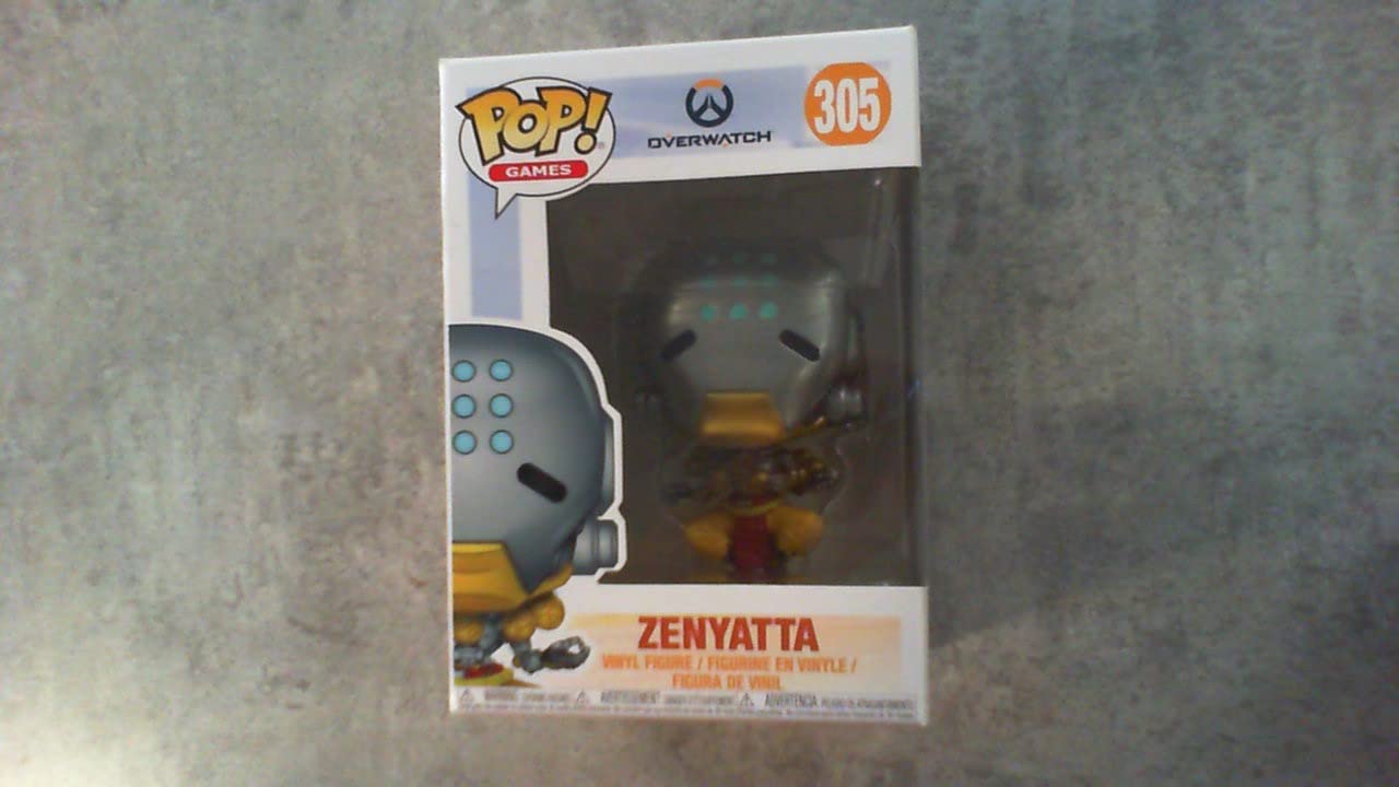 Funko Pop Games Zenyatta Figure, Vinyl, Multicolor, Model 29052, Basic Size