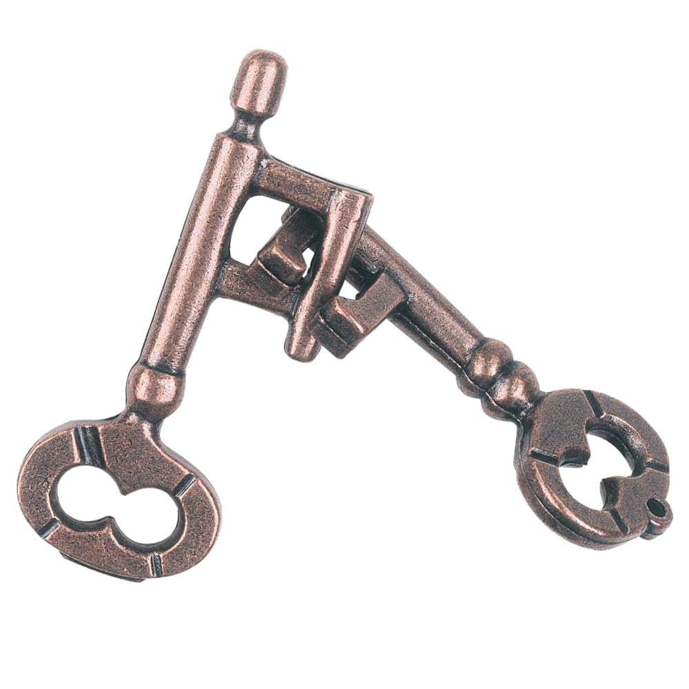 Bepuzzled | Key Hanayama Metal Brainteaser Puzzle Mensa Rated Level 1, For Ages 12 And Up