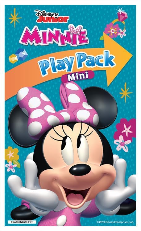 Minnie Mouse Play Packs | Disney Minnie Mouse Party Favors | Mini Coloring Book, 2 Mini Crayons, and a Sticker |10-Pack | Offici