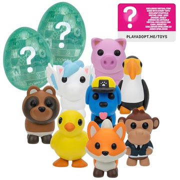 Adopt Me! 10 Pack Mystery Pets - Series 2-10 Pets - Top Online Game - Exclusive Virtual Item Code Included -Fun Collectible Toys