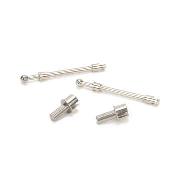 RCAWD #45 Steel Front Drive Shaft Axles and Portal Cups for Rcawd Front Portal Axle for Axial 1-24 Scx24 Crawlers