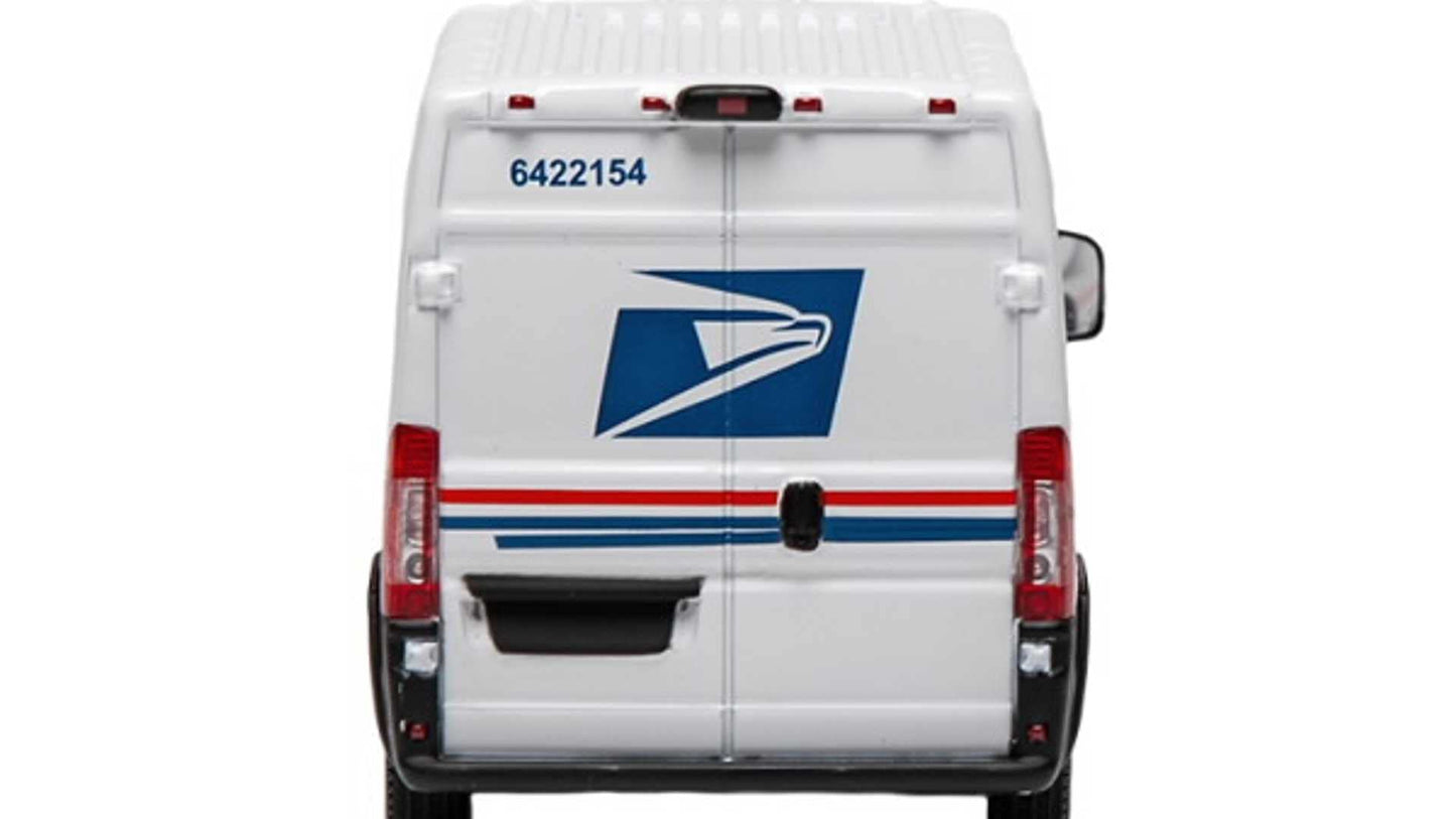 2018 Ram Promaster 2500 Cargo Van High Roof ''Mopar Custom Shop'' Blue And Black ''Route Runners'' Series 1 1/64 Diecast Model B