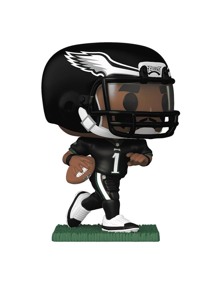 Epic Collectibles Football: Eagles - Jalen Hurts Vinyl Figure Bundle With Compatible Funko Pop Box Protector
