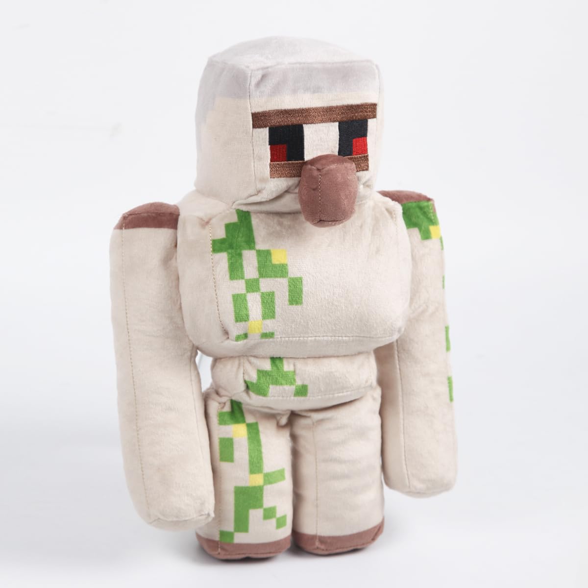 Weddye Pixel-Style Plushies Iron Golem Soft Toy, 2" Cotton, Yellow, Video Game-Inspired Collectible