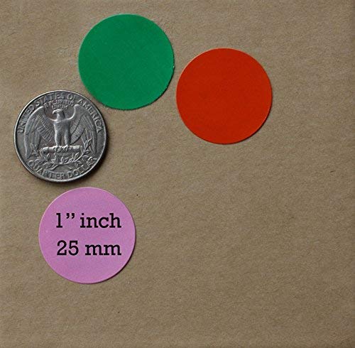 Royal Green Metallic Silver Dot Stickers 1 Inch Round Labels - 360 Pack