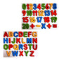Fi  Flick In Wooden 3D Number Shape 020 And Capital Alphabet Letters Educational Learning Digital Montessori Puzzle Board Tray