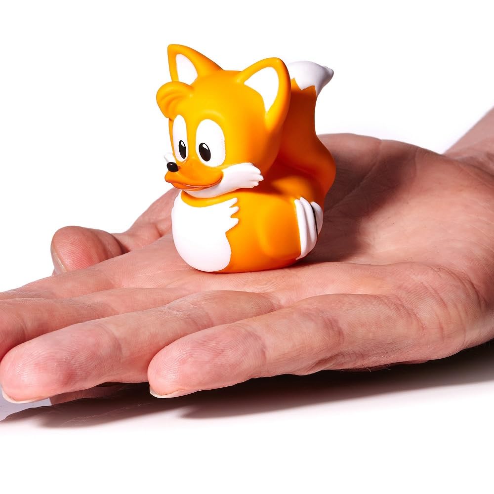 Tubbz Mini Tails Collectible Vinyl Rubber Duck Figure - Official Sonic The Hedgehog Merchandise - Kids Tv, Movies & Video Games