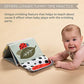 Taf Toys Tummy Time Sensory Book With Crinkle Pages & Soft Textures, High Contrast Patterns, Baby-Safe Mirror For Newborns And I