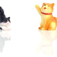 Jzszera Wooden Dollhouse People Of 7 Pcs Family Figures With 2 Pets (Dog And Cat) For Girls Toddler Kids Dollhouse Accessories Toy