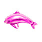 Party Decorz Dolphin Foil Balloon | Dolphin Pink Foil Balloon Big Size (33X42 Inch, 1 Pcs) Ocean Animal Theme Fish Theme Birthda