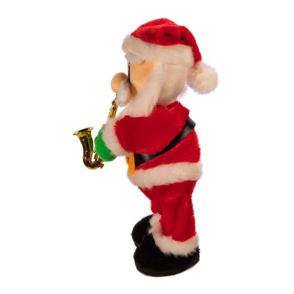 Kurt S Adler H6318 14 in Battery-Operated Dancing Jazz Santa