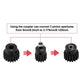 GLOBACT 5 Pcs Steel 3.175mm to 5mm Pinion Gear Adapter Drive Shaft Adapter Reducer Sleeve Motor Axle Change-Over for RC Motor 36