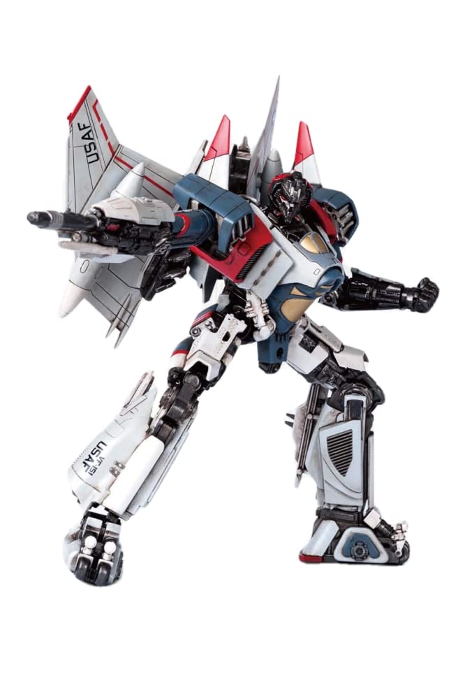 Transformers Blitzwing Figure Model Kit - Phantom Ii Fighter Easy To Assemble 3D Articulated Action Figure Pre Painted Collectib